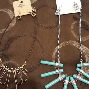 Necklace with earrings